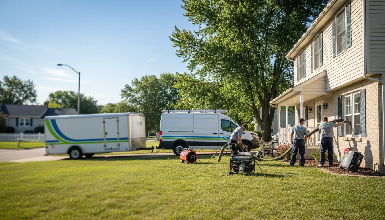 Flooded Basement Restoration And Cleanup With Repair in Orient, IA near me